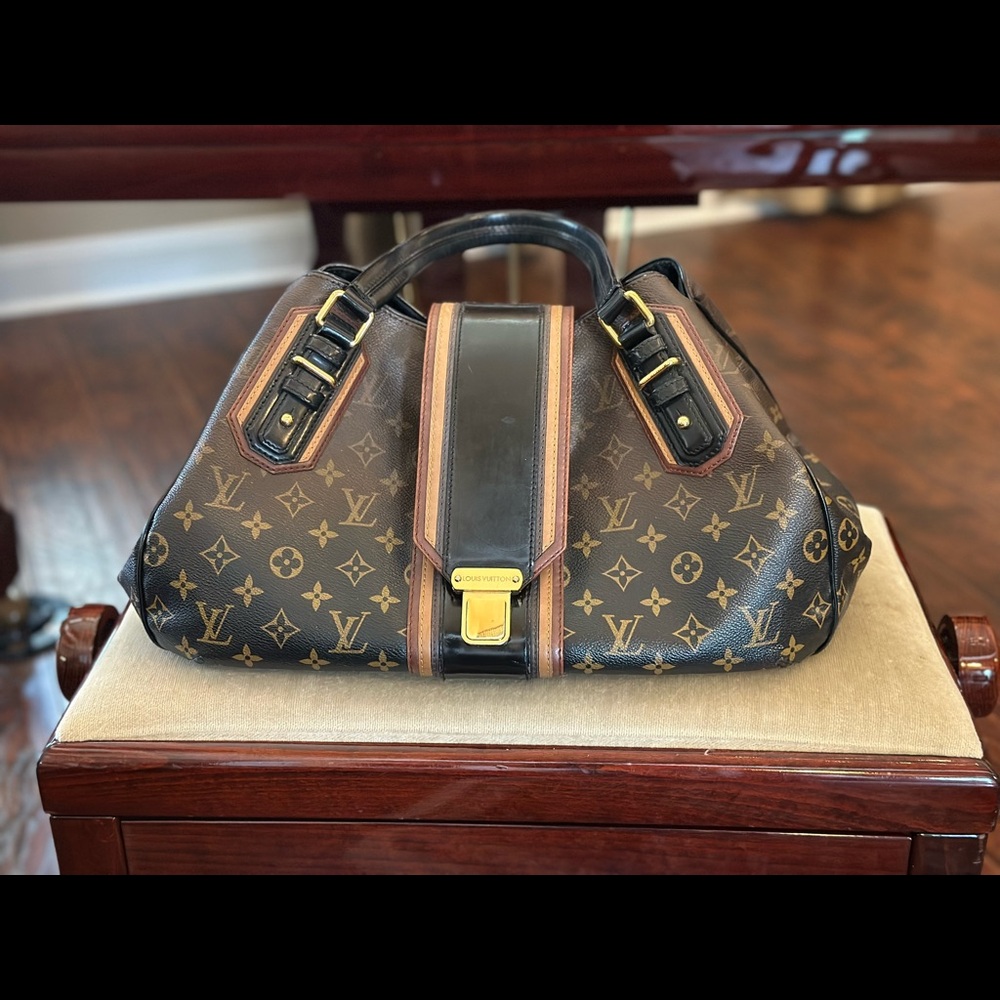 RARE Louis Vuitton Monogram Mirage Griet Bag - Black